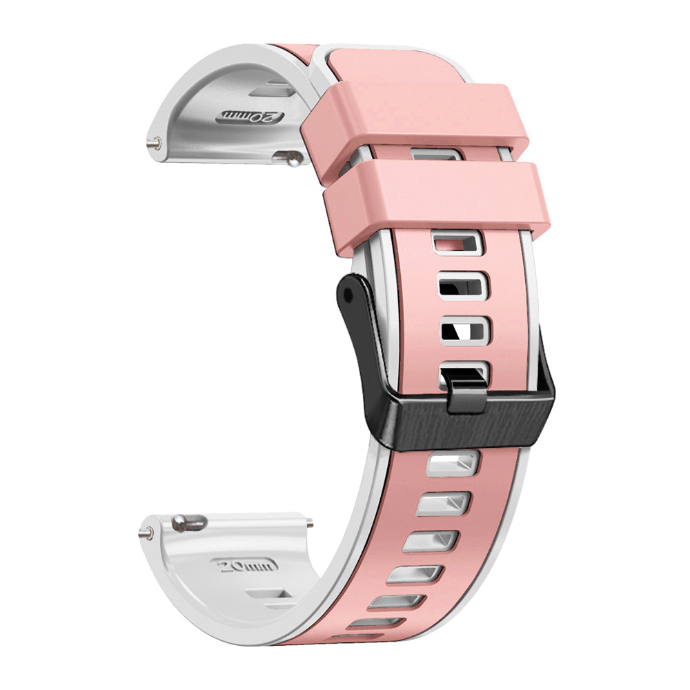 20 mm Quick Release Silicone Watch Strap Double Color Band (LSJYH-003)