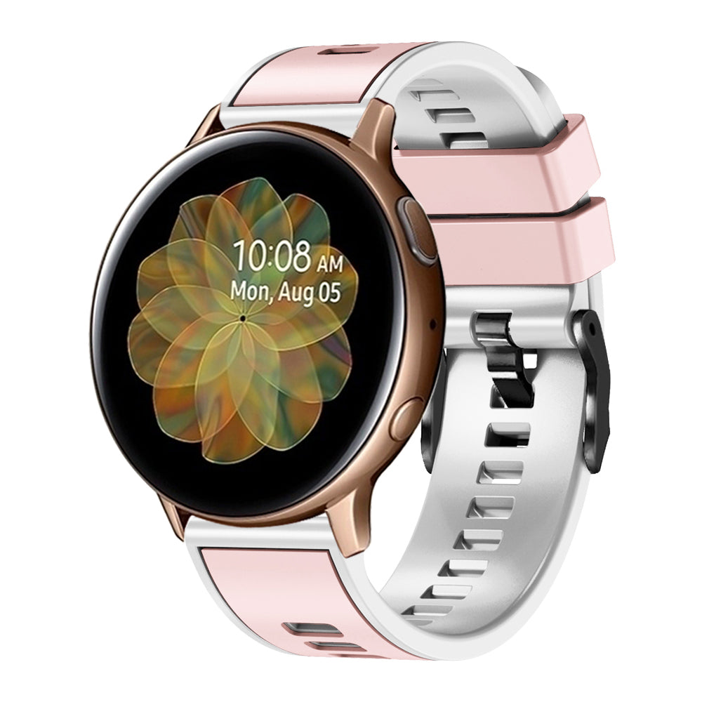 20 mm Quick Release Silicone Watch Strap Double Color Band (LSJYH-003)