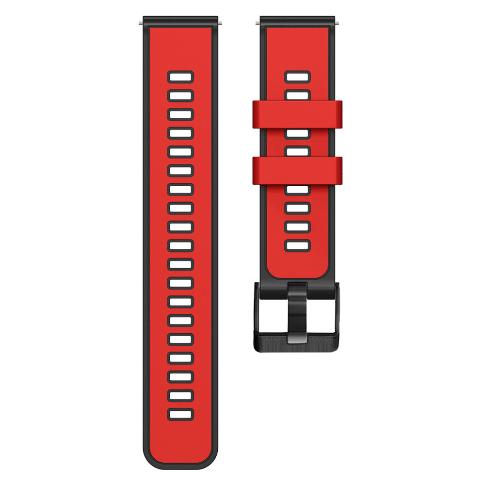 20 mm Quick Release Silicone Watch Strap Double Color Band (LSJYH-003)