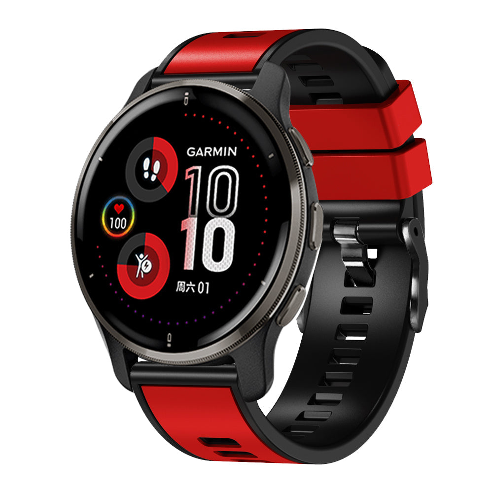 20 mm Quick Release Silicone Watch Strap Double Color Band (LSJYH-003)