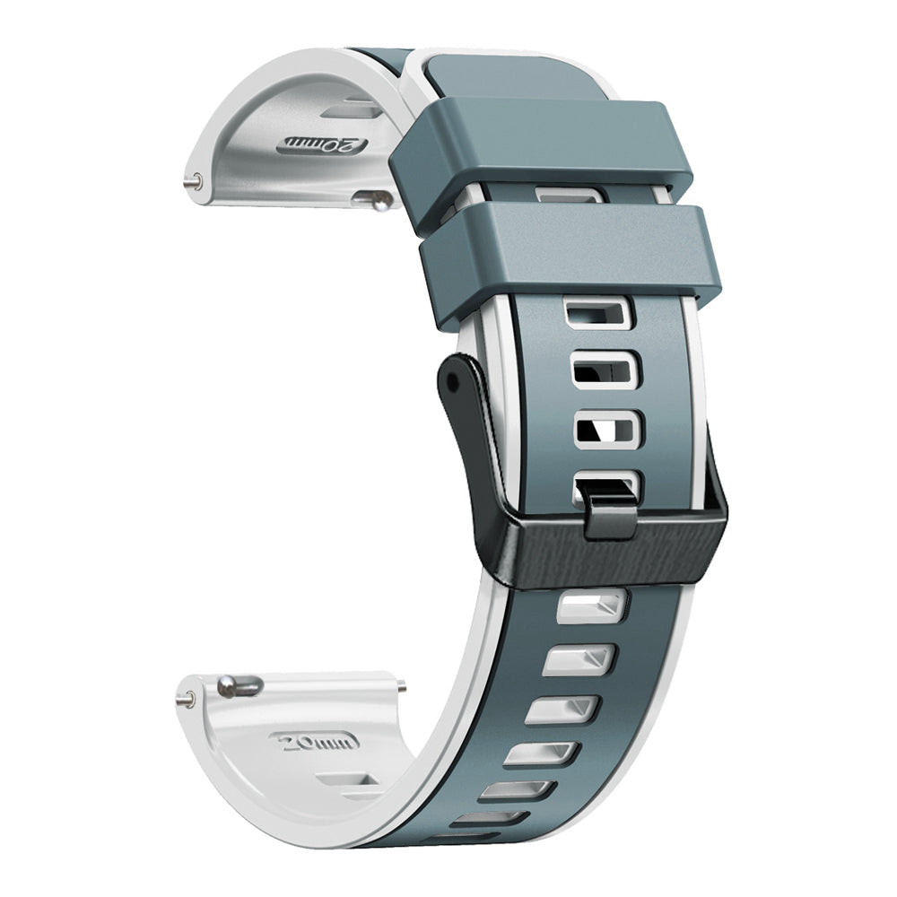 20 mm Quick Release Silicone Watch Strap Double Color Band (LSJYH-003)