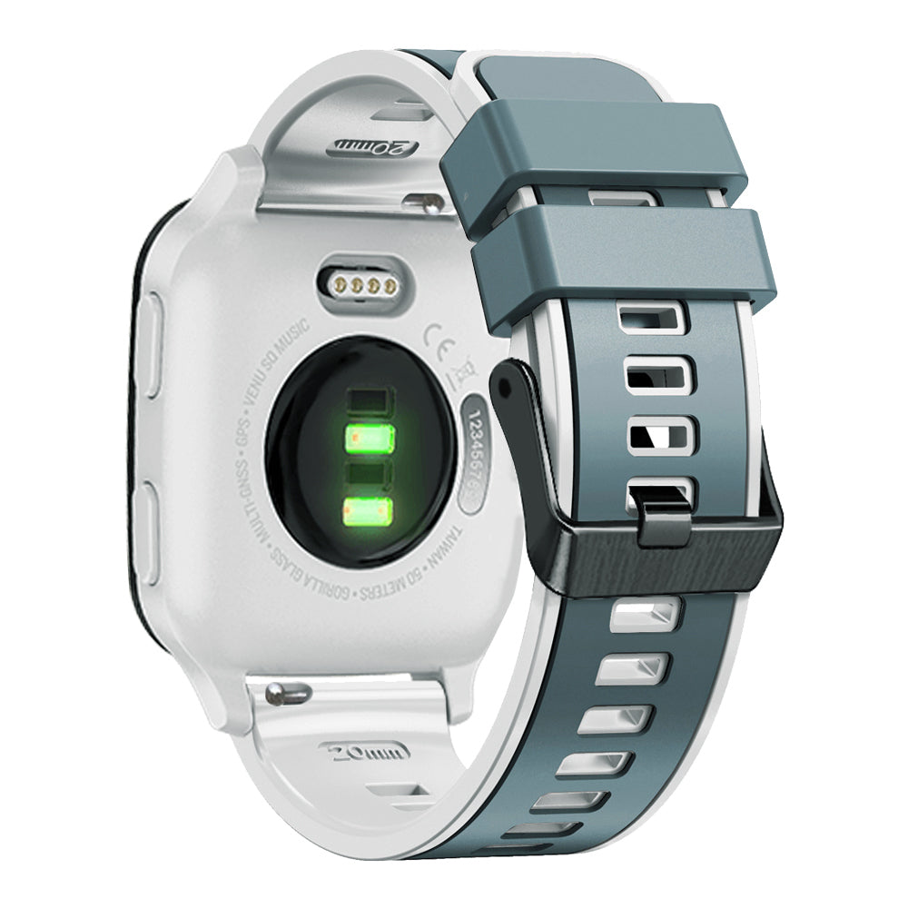 20 mm Quick Release Silicone Watch Strap Double Color Band (LSJYH-003)