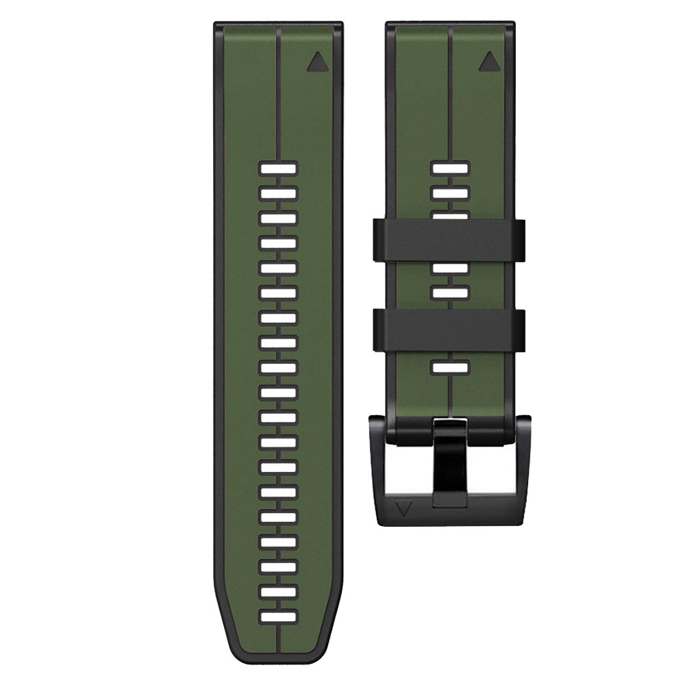 22 mm Quick Fit Silicone Watch Bands double color (LSJYH-014)