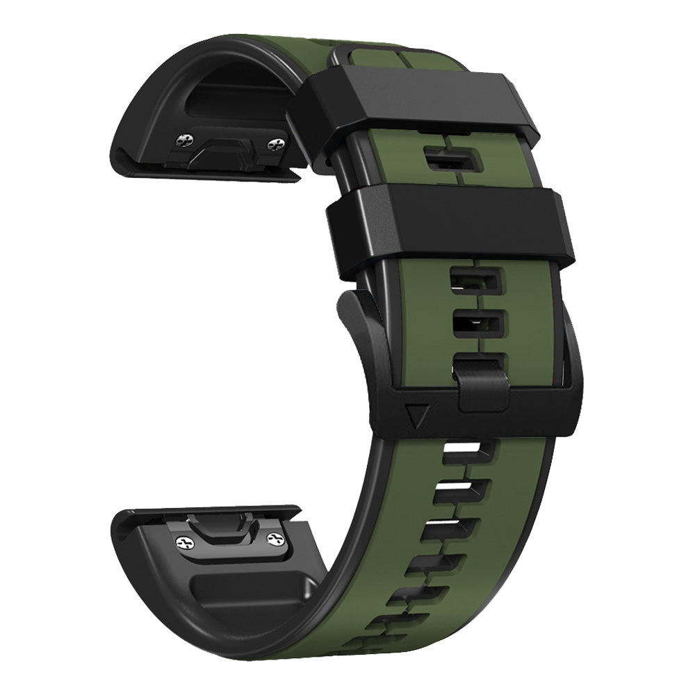 22 mm Quick Fit Silicone Watch Bands double color (LSJYH-014)
