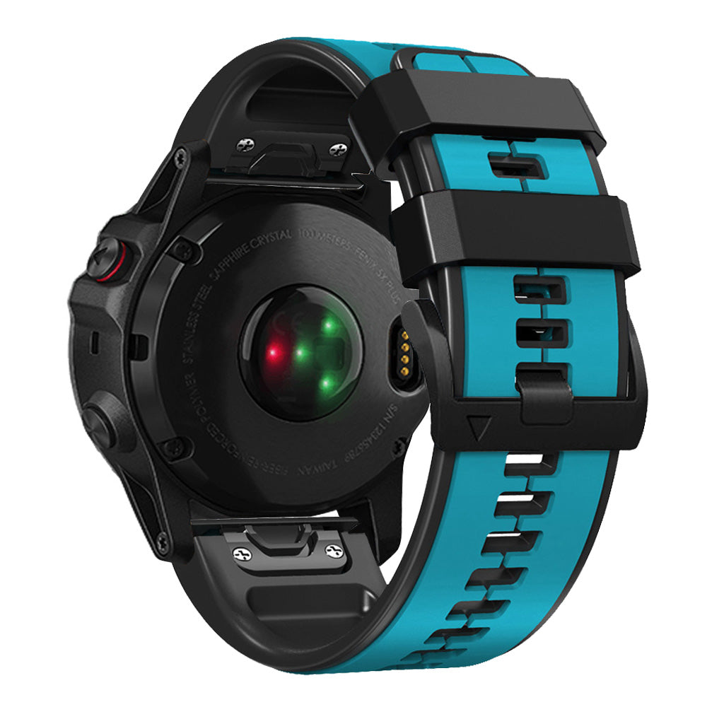 22 mm Quick Fit Silicone Watch Bands double color (LSJYH-014)