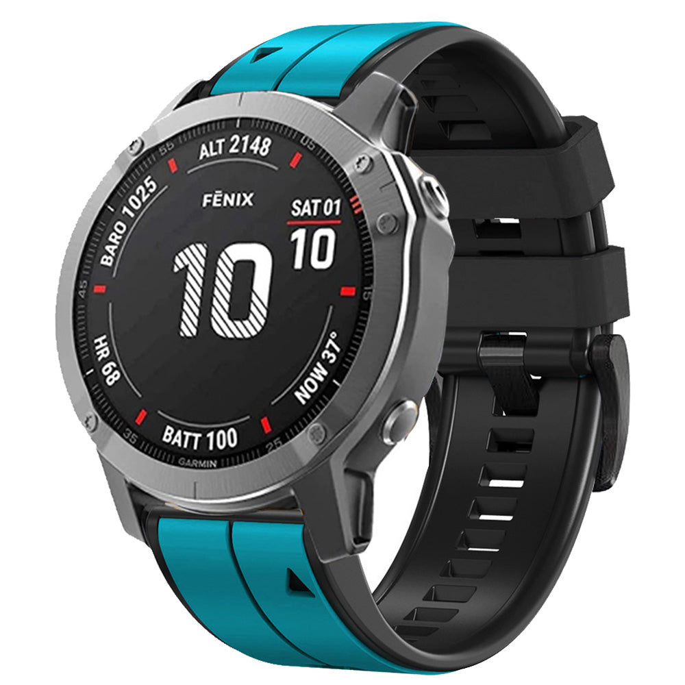 22 mm Quick Fit Silicone Watch Bands double color (LSJYH-014)