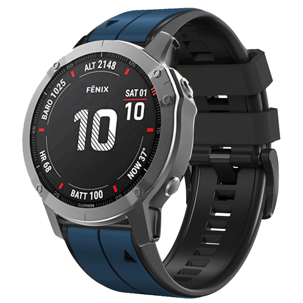 22 mm Quick Fit Silicone Watch Bands double color (LSJYH-014)