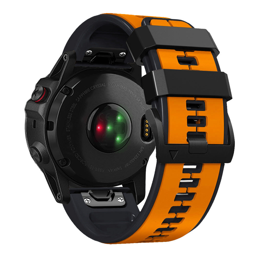 22 mm Quick Fit Silicone Watch Bands double color (LSJYH-014)
