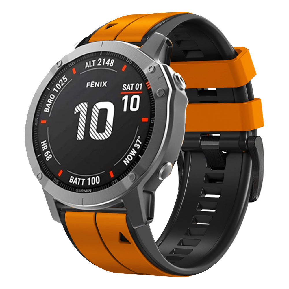 22 mm Quick Fit Silicone Watch Bands double color (LSJYH-014)
