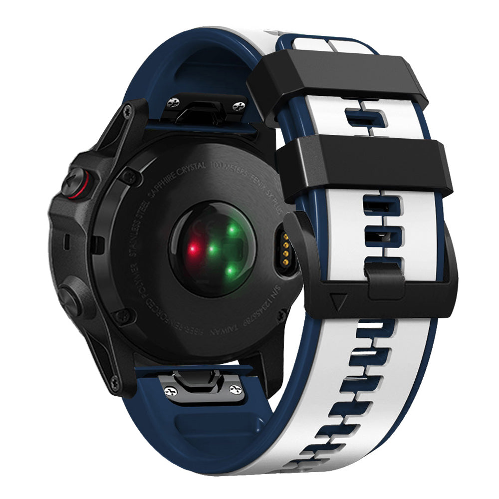 22 mm Quick Fit Silicone Watch Bands double color (LSJYH-014)