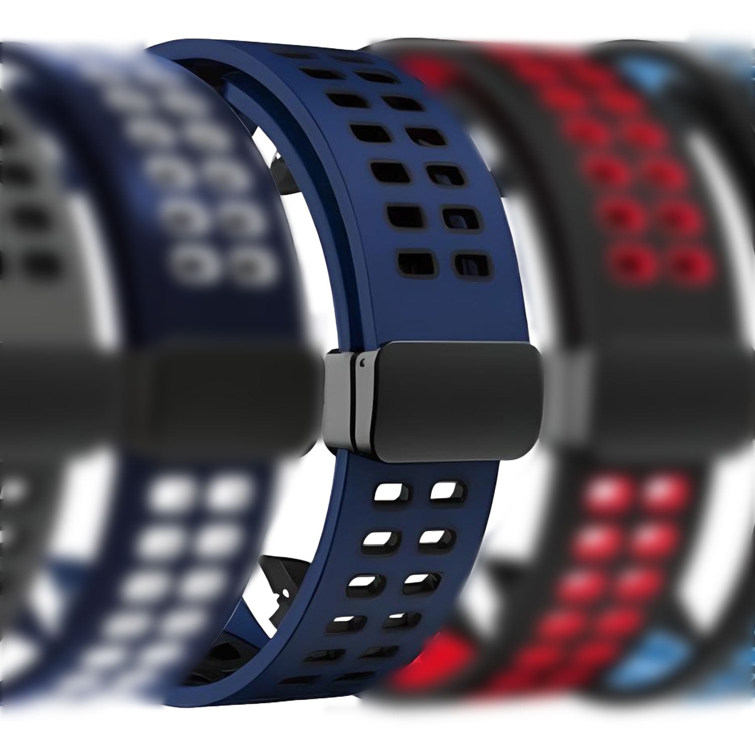 20 mm Quick Release Magnetic Folding Buckle for Samsung Galaxy Watch 4 Classic/5 Pro/6 Classic (LSMM-006)