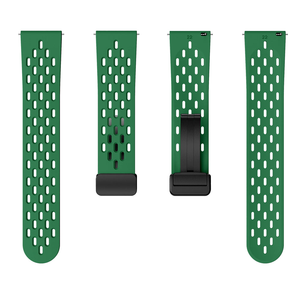 18 mm Quick Release magnetic buckle Silicone watch band (LSMM-041)