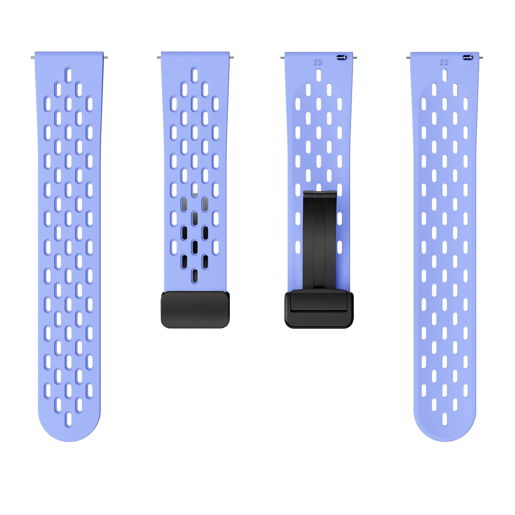 20 mm Quick Release magnetic buckle silicone watch band (LSMM-041)