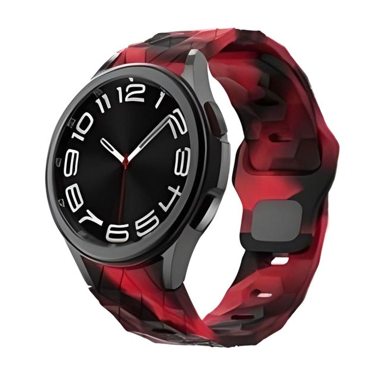 20 mm Quick Release Strap Dual Color Silicone Bands for Samsung Galaxy Watch 4 Classic/5 Pro/6 Classic (LSMM-058)