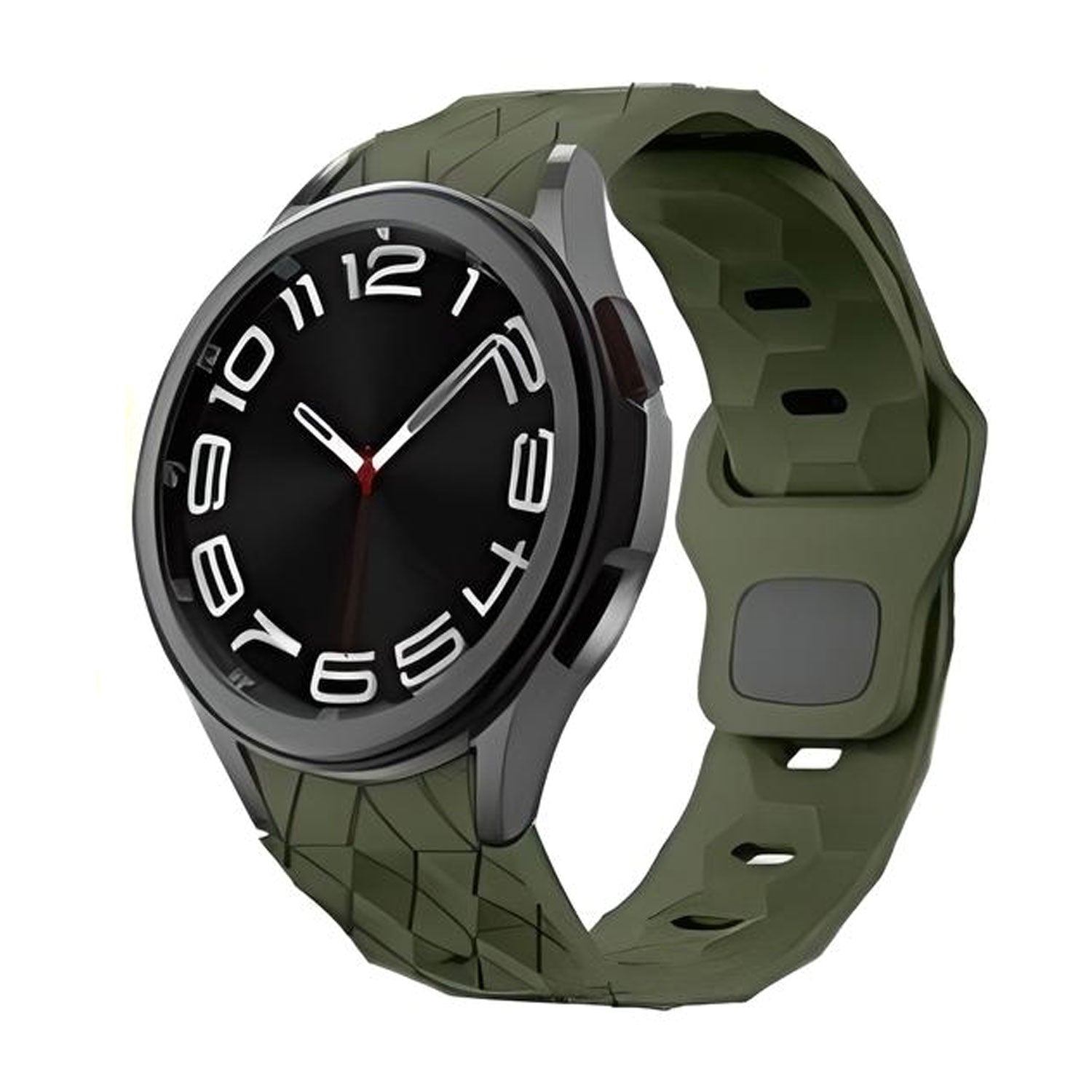20 mm Quick Release Strap Dual Color Silicone Bands for Samsung Galaxy Watch 4 Classic/5 Pro/6 Classic (LSMM-058)