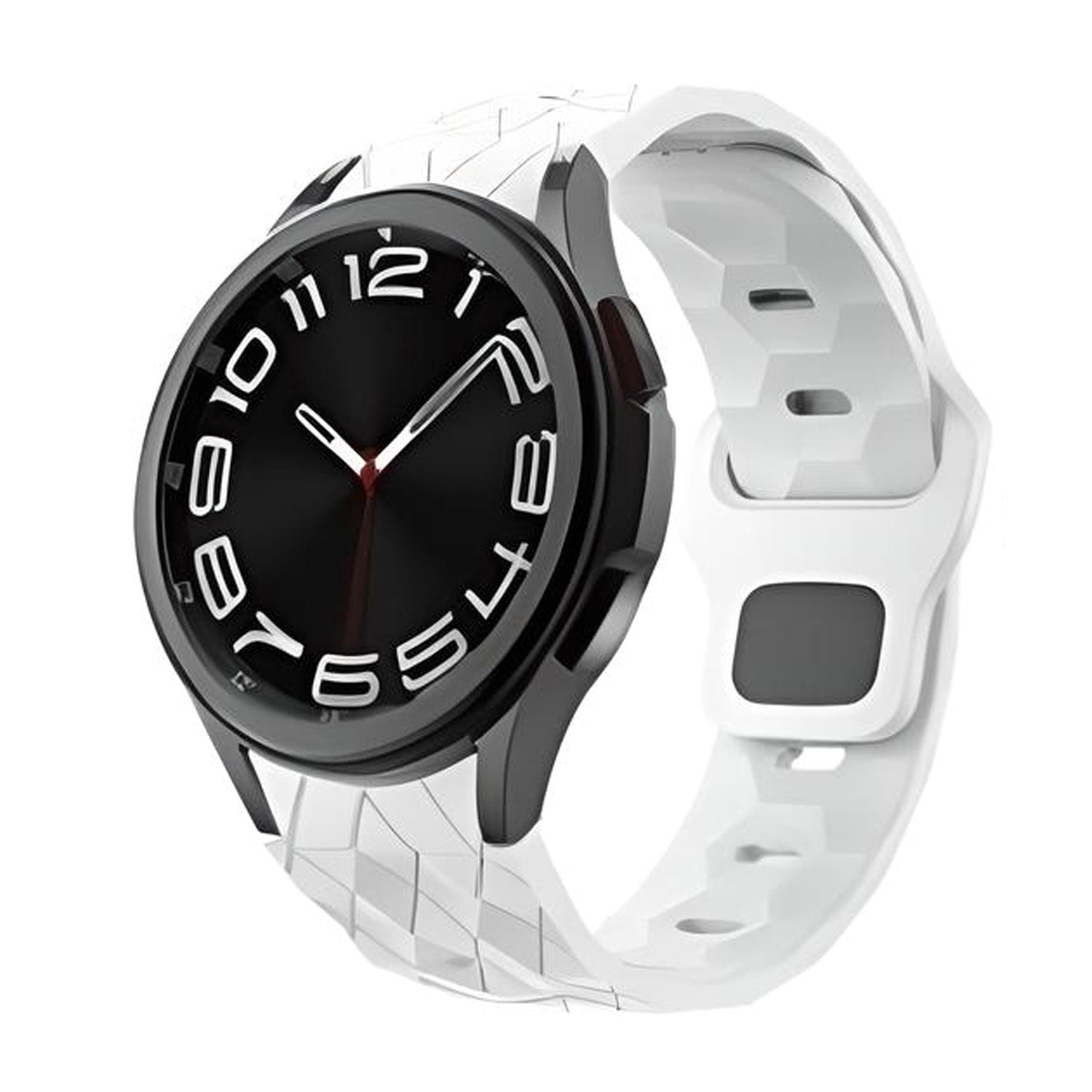 20 mm Quick Release Strap Dual Color Silicone Bands for Samsung Galaxy Watch 4 Classic/5 Pro/6 Classic (LSMM-058)