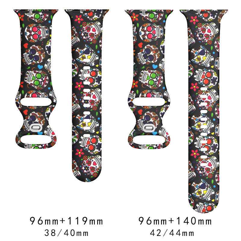 Apple Watch Printing pattern style silicone watch band (LSMM-059)