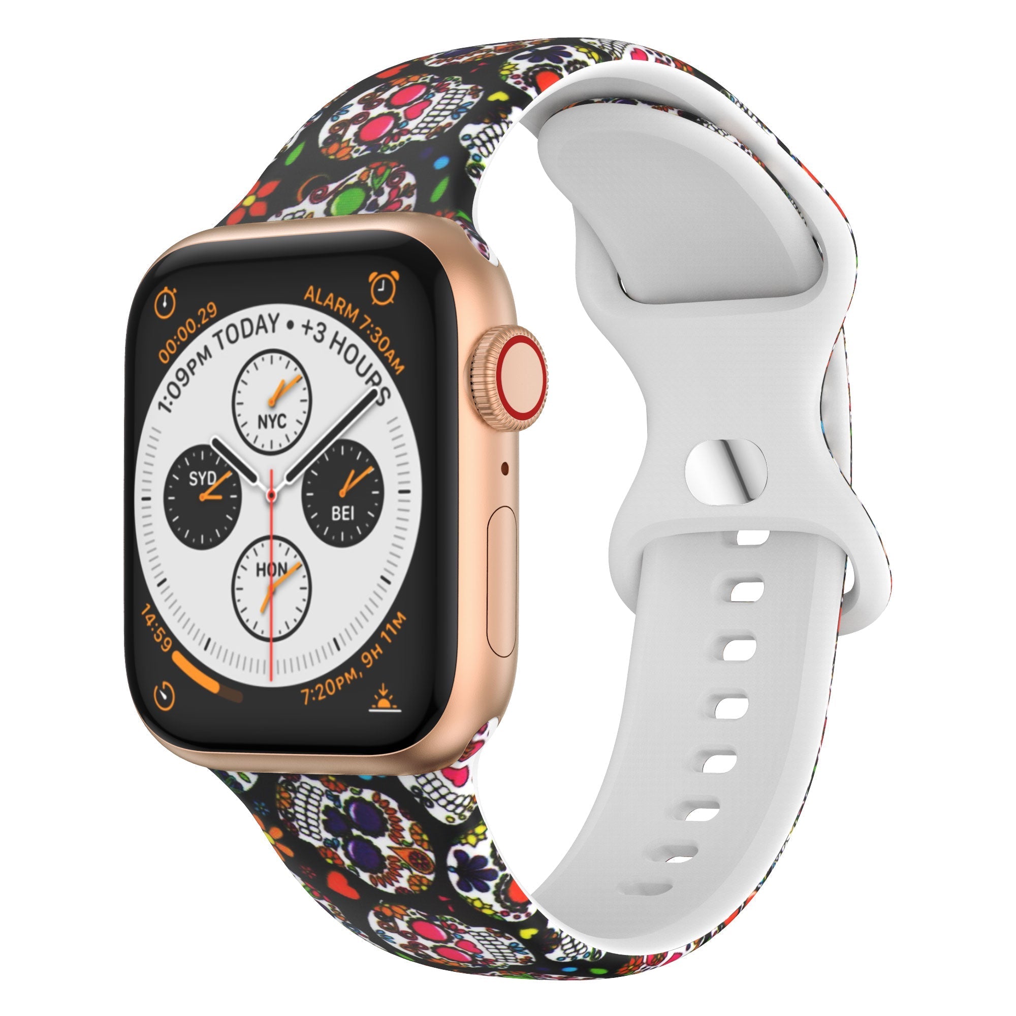 Apple Watch Printing pattern style silicone watch band (LSMM-059)
