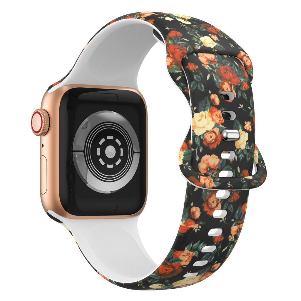 Apple Watch Printing pattern style silicone watch band (LSMM-059)