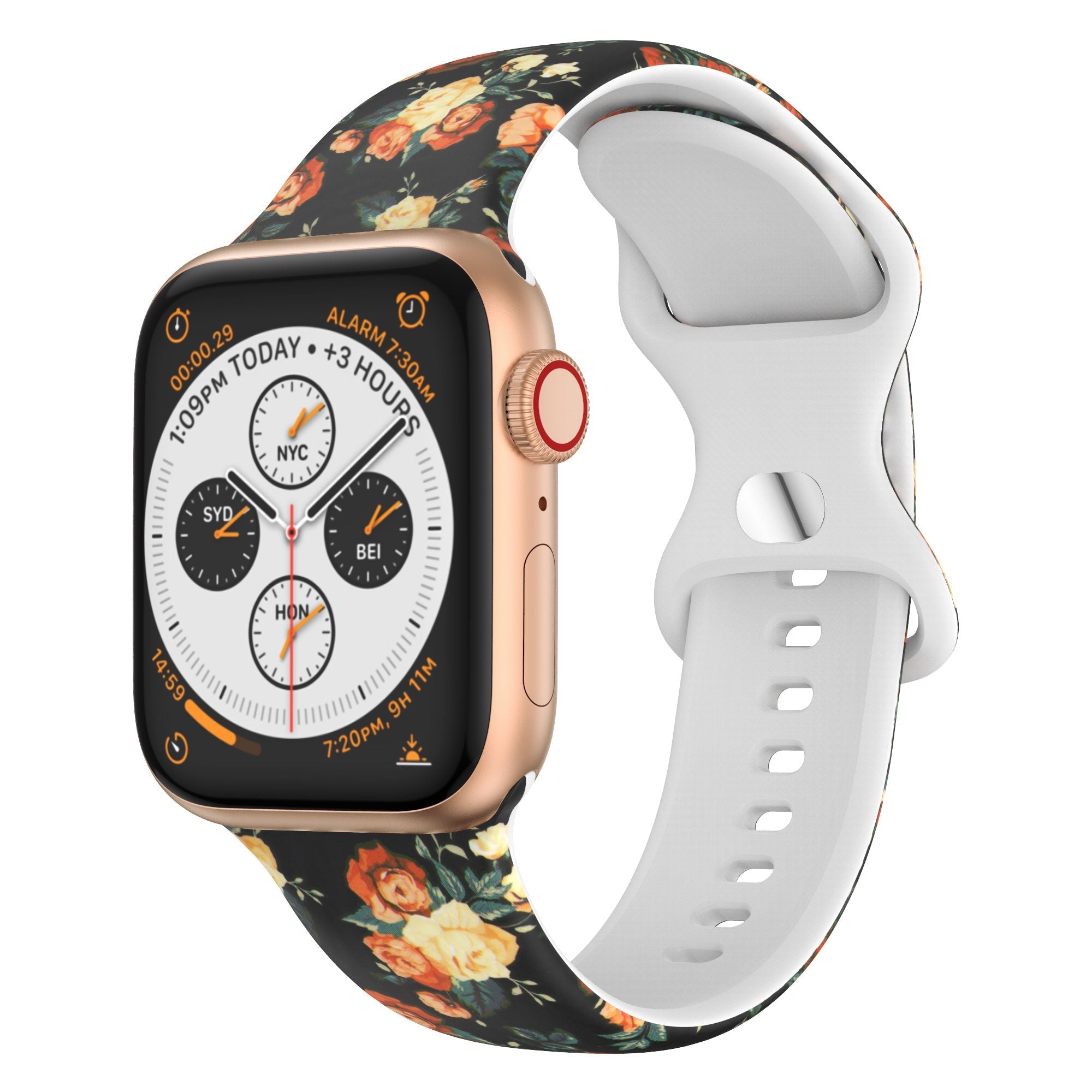 Apple Watch Printing pattern style silicone watch band (LSMM-059)