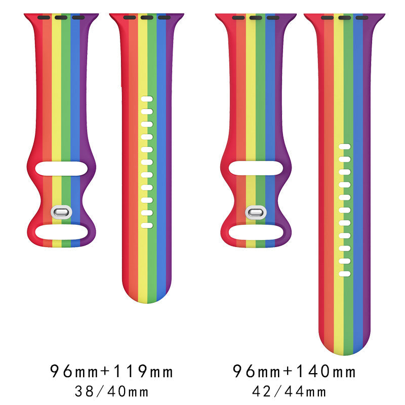 Apple Watch Printing pattern style silicone watch band (LSMM-059)