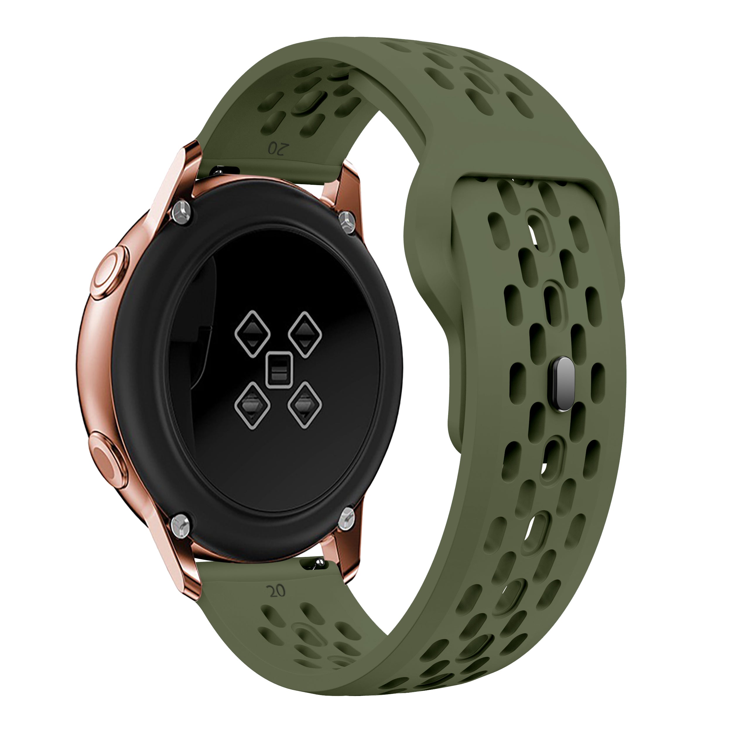 18 mm Quick Release silicone watch strap (LSMM-064)