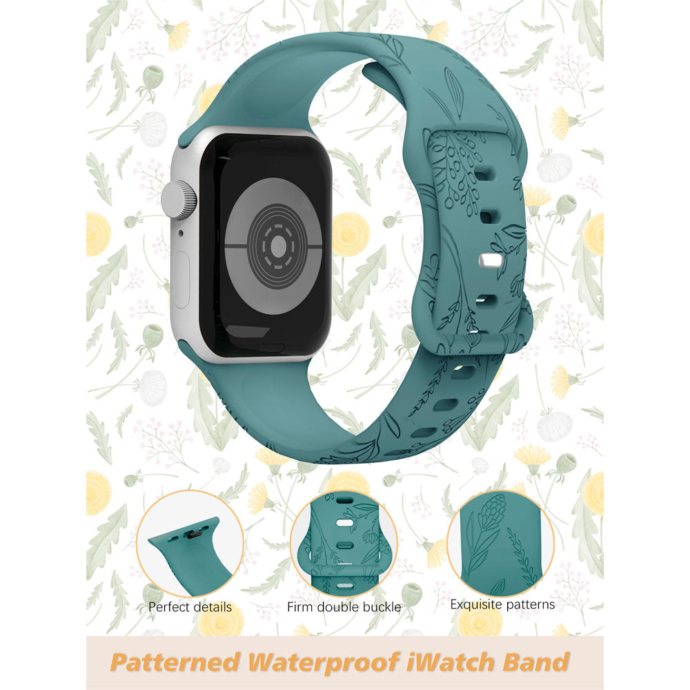 Apple Wacth Carved dandelion silicone strap (LSNY-008)