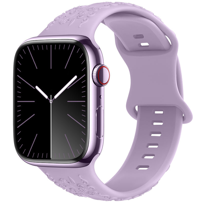 Apple Watch Carving Pattern Silicone Watch band (LSPG104)