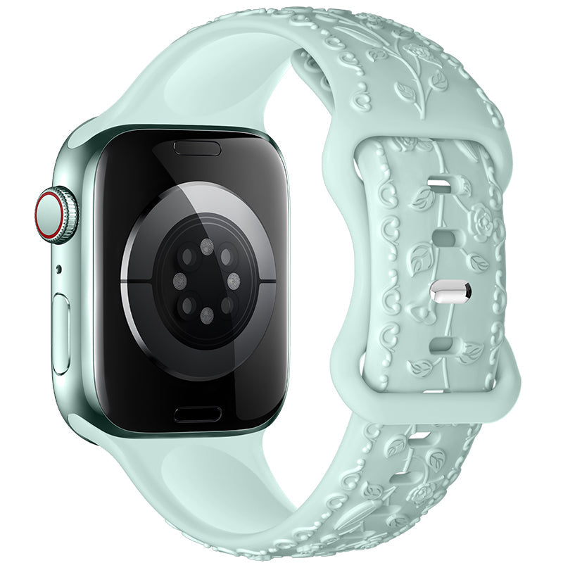 Apple Watch Carving Pattern Silicone Watch band (LSPG104)