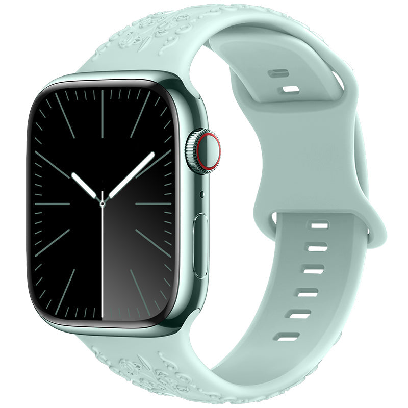 Apple Watch Carving Pattern Silicone Watch band (LSPG104)