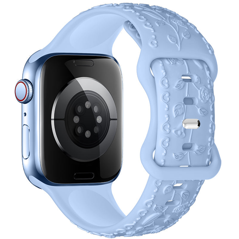 Apple Watch Carving Pattern Silicone Watch band (LSPG104)