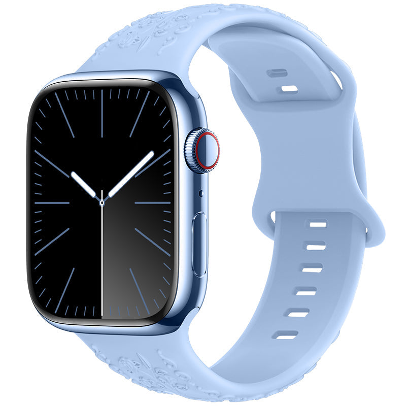 Apple Watch Carving Pattern Silicone Watch band (LSPG104)