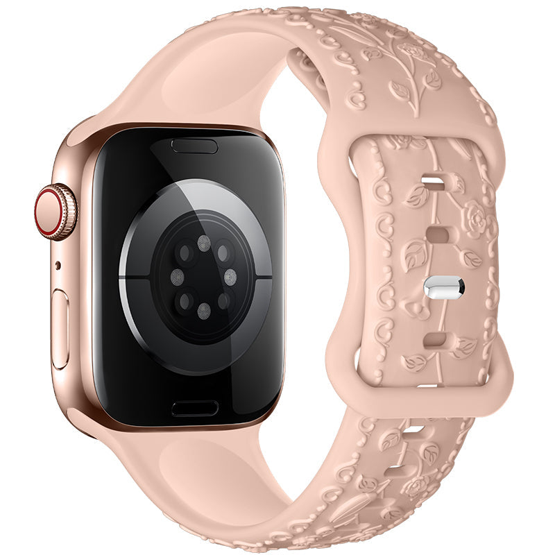 Apple Watch Carving Pattern Silicone Watch band (LSPG104)
