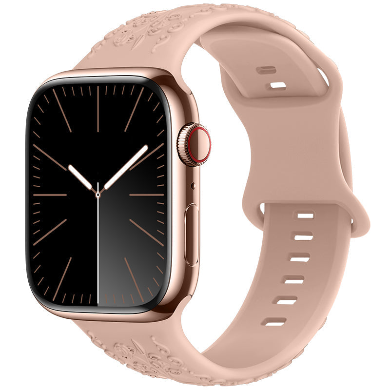 Apple Watch Carving Pattern Silicone Watch band (LSPG104)