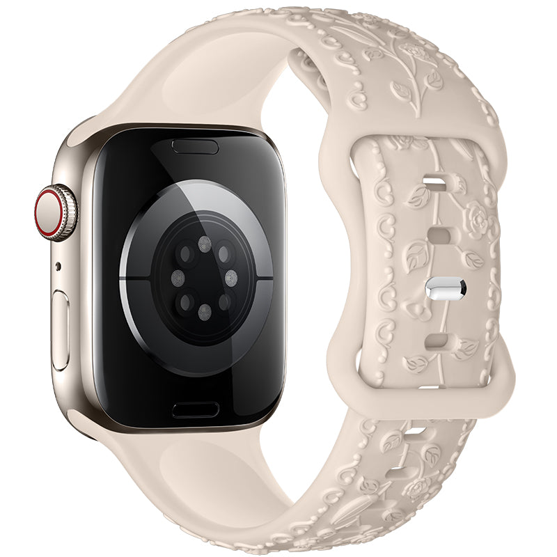 Apple Watch Carving Pattern Silicone Watch band (LSPG104)
