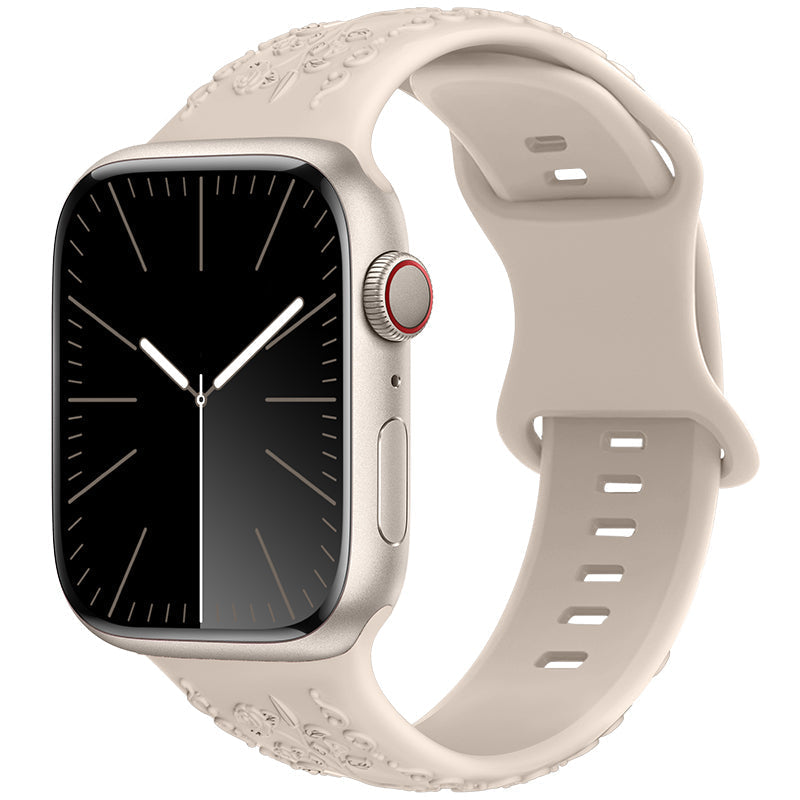 Apple Watch Carving Pattern Silicone Watch band (LSPG104)