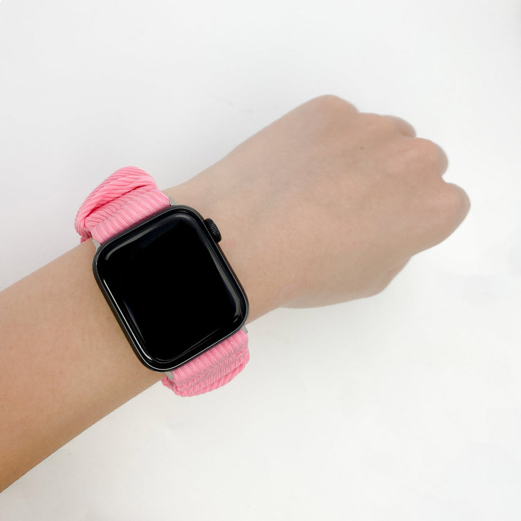 Apple Watch Knitted Fabric Strap Ladies Accessories Series Utral SE 8 7 6 4 (LSSM-005)