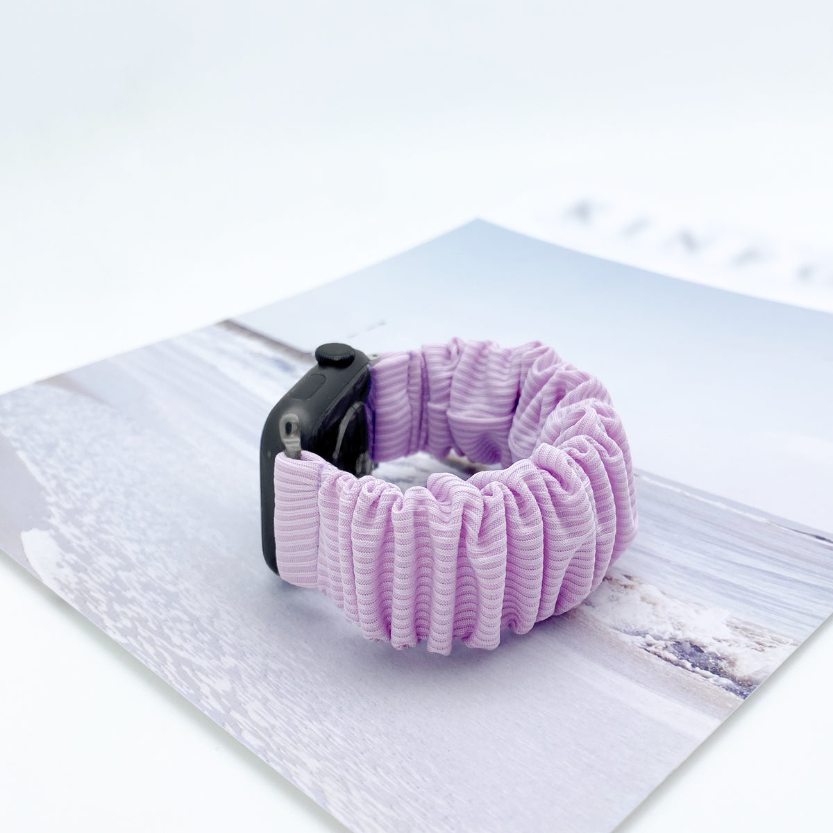 Apple Watch Knitted Fabric Strap Ladies Accessories Series Utral SE 8 7 6 4 (LSSM-005)