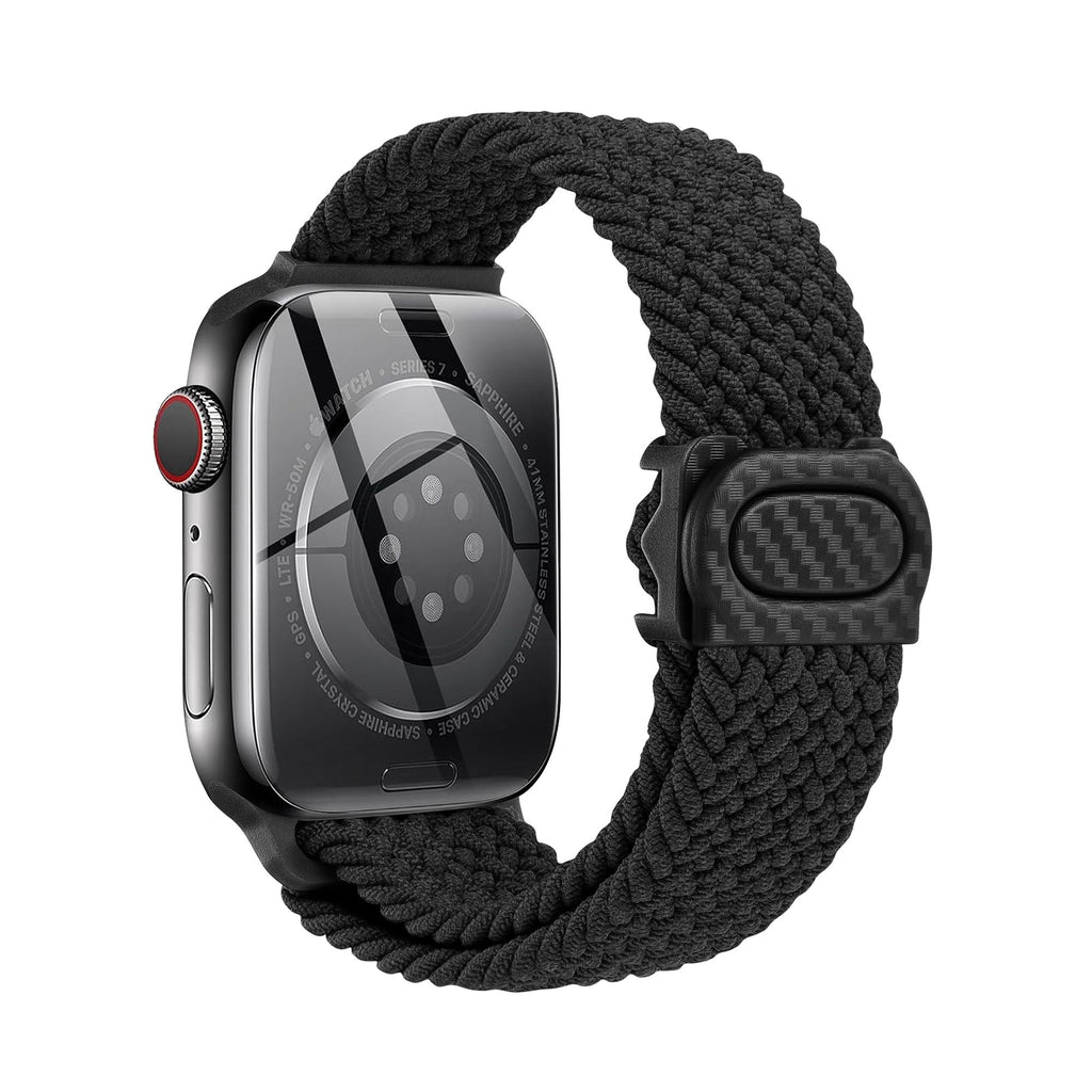 Apple Watch  iCarbon Fiber Buckle Braided Nylon Band (LSSY-028)
