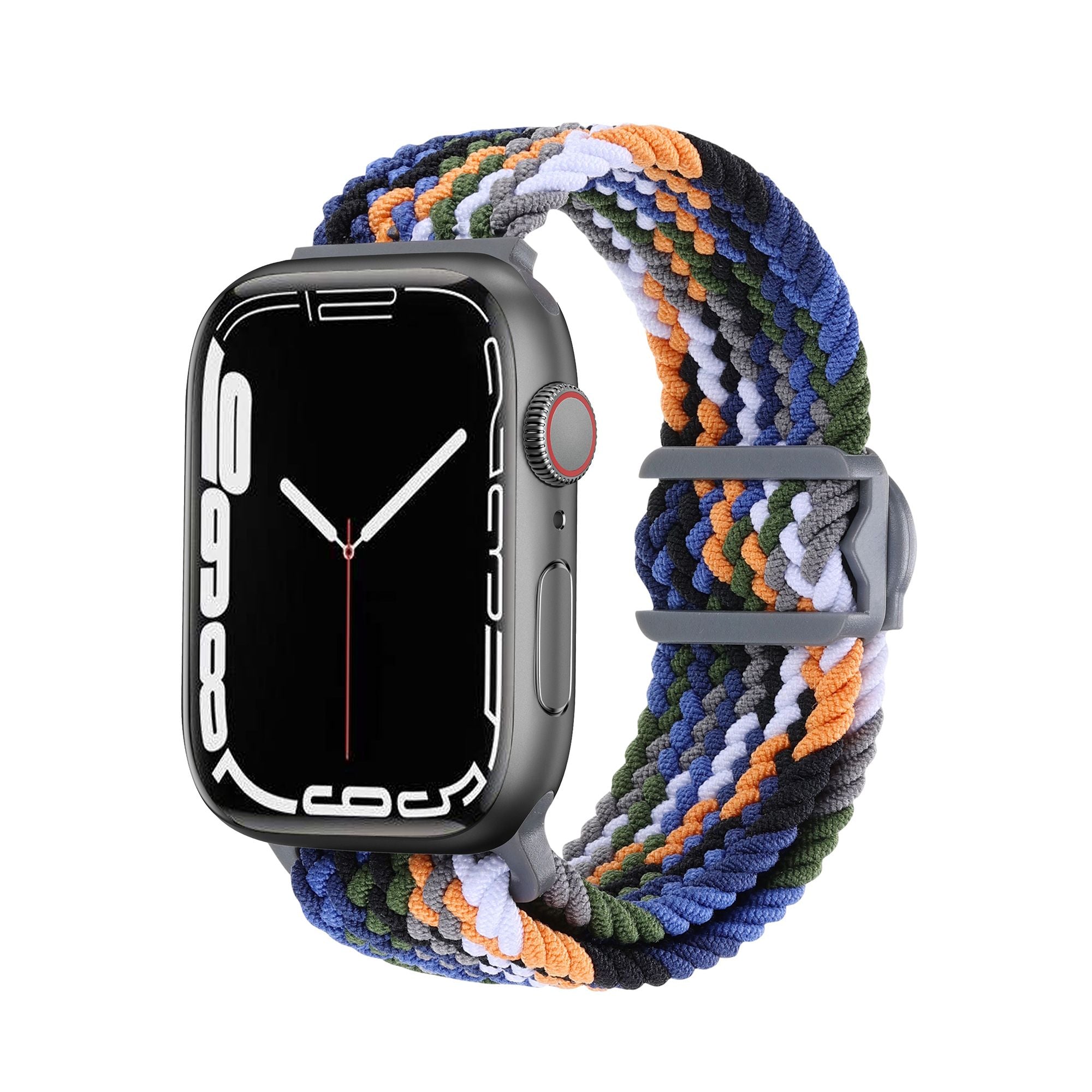 Apple Watch  iCarbon Fiber Buckle Braided Nylon Band (LSSY-028)