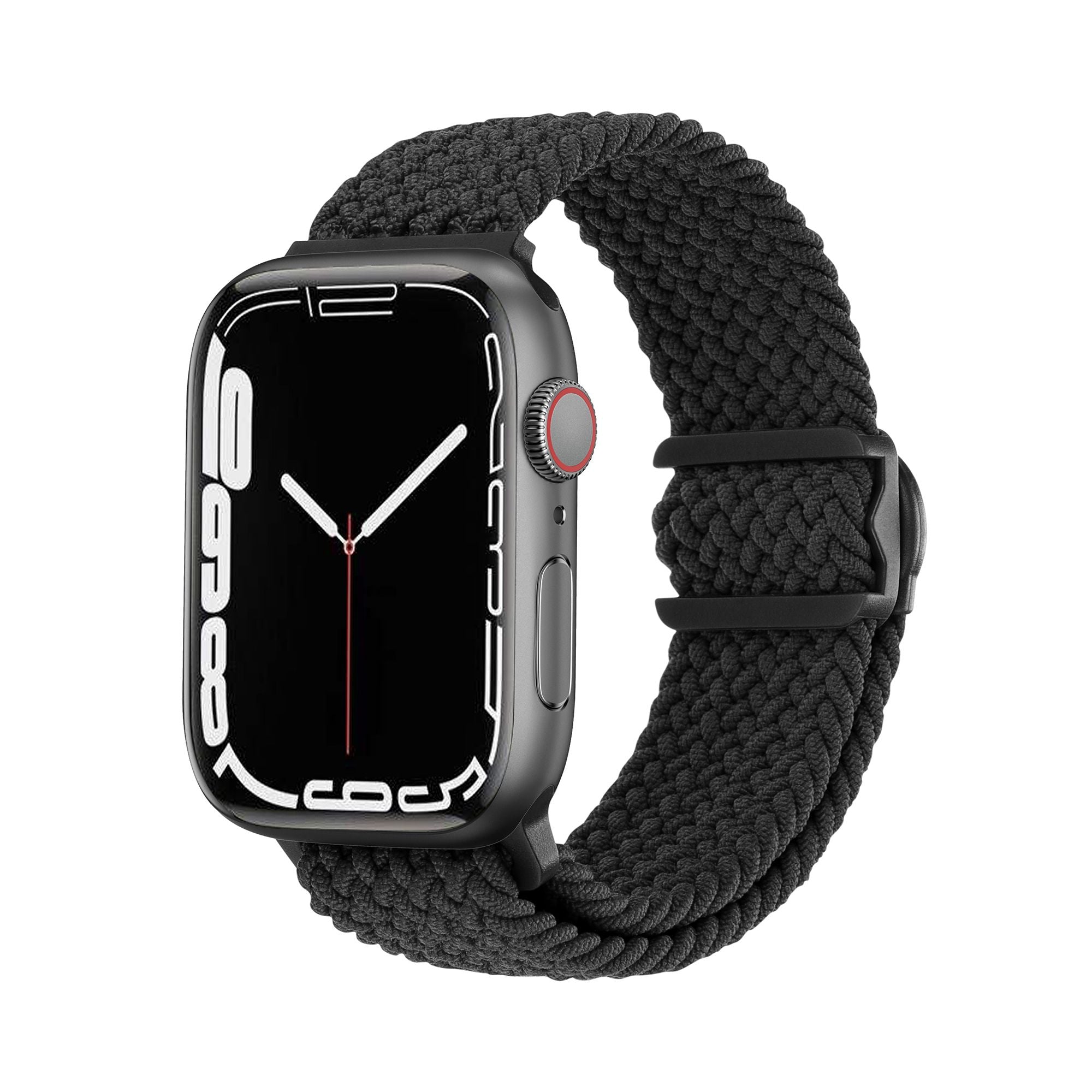 Apple Watch  iCarbon Fiber Buckle Braided Nylon Band (LSSY-028)