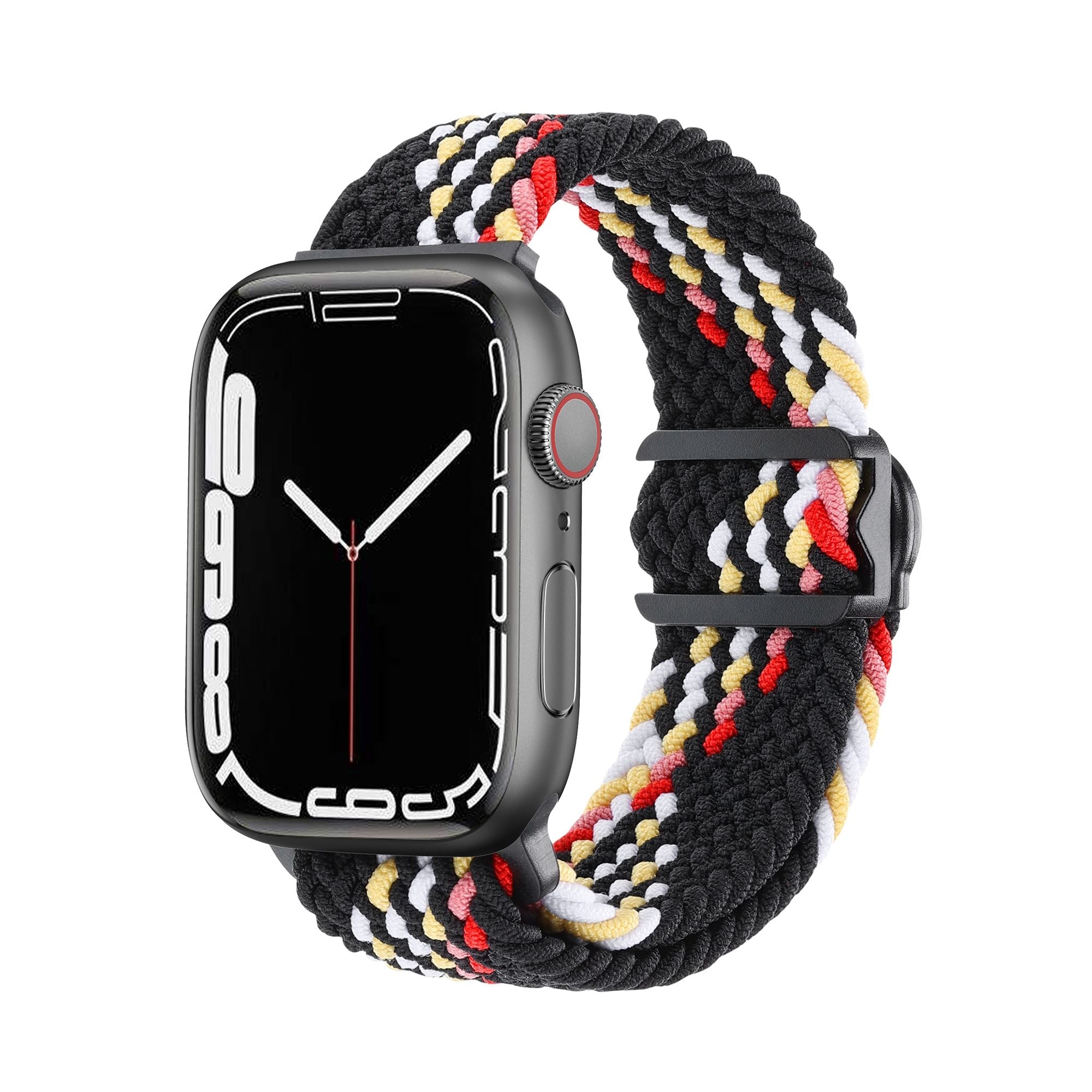 Apple Watch  iCarbon Fiber Buckle Braided Nylon Band (LSSY-028)
