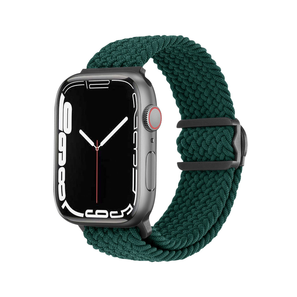 Apple Watch  iCarbon Fiber Buckle Braided Nylon Band (LSSY-028)