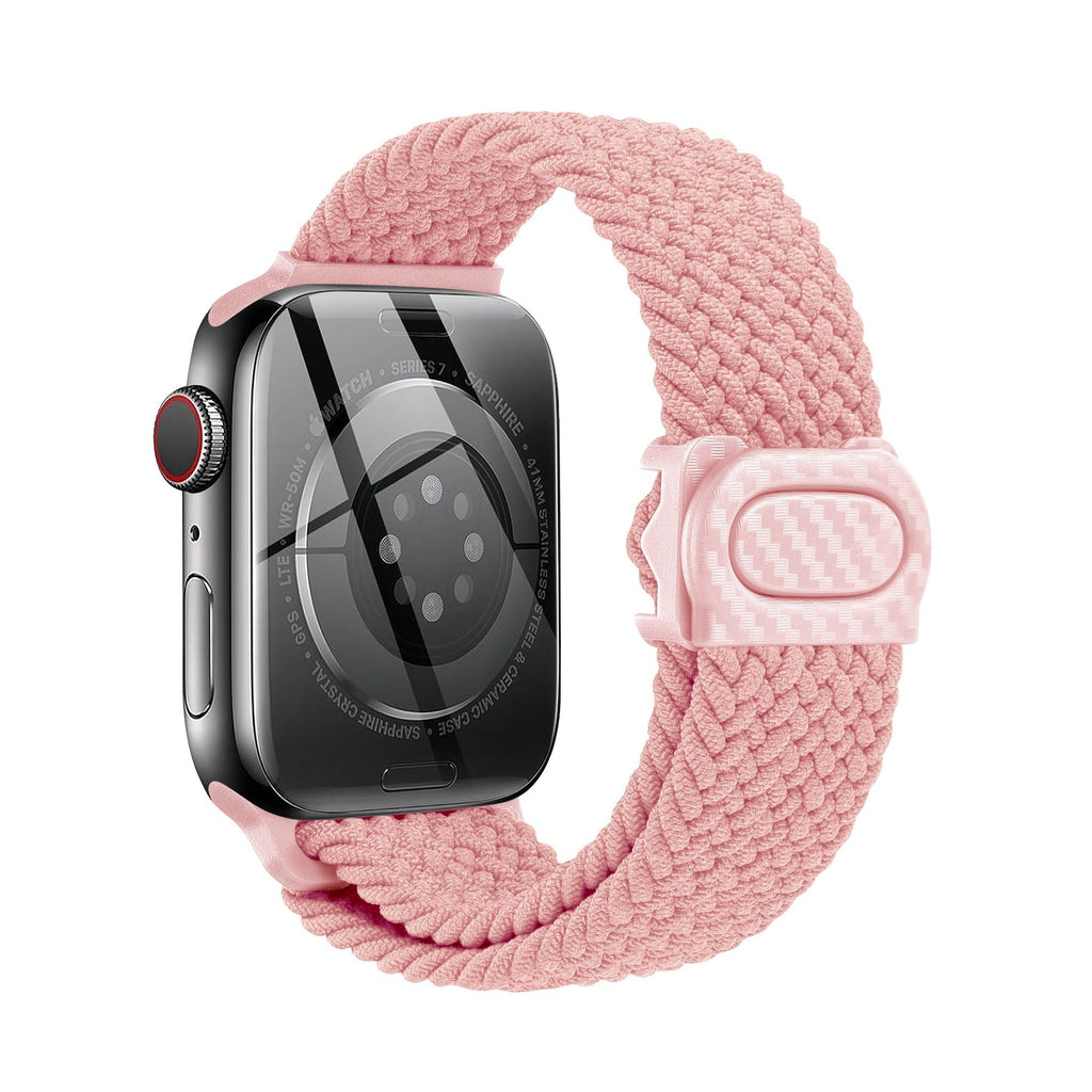 Apple Watch  iCarbon Fiber Buckle Braided Nylon Band (LSSY-028)