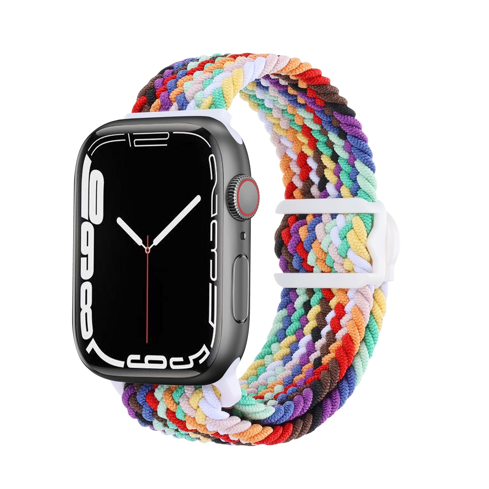 Apple Watch  iCarbon Fiber Buckle Braided Nylon Band (LSSY-028)