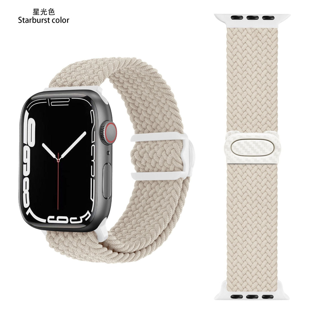 Apple Watch  iCarbon Fiber Buckle Braided Nylon Band (LSSY-028)