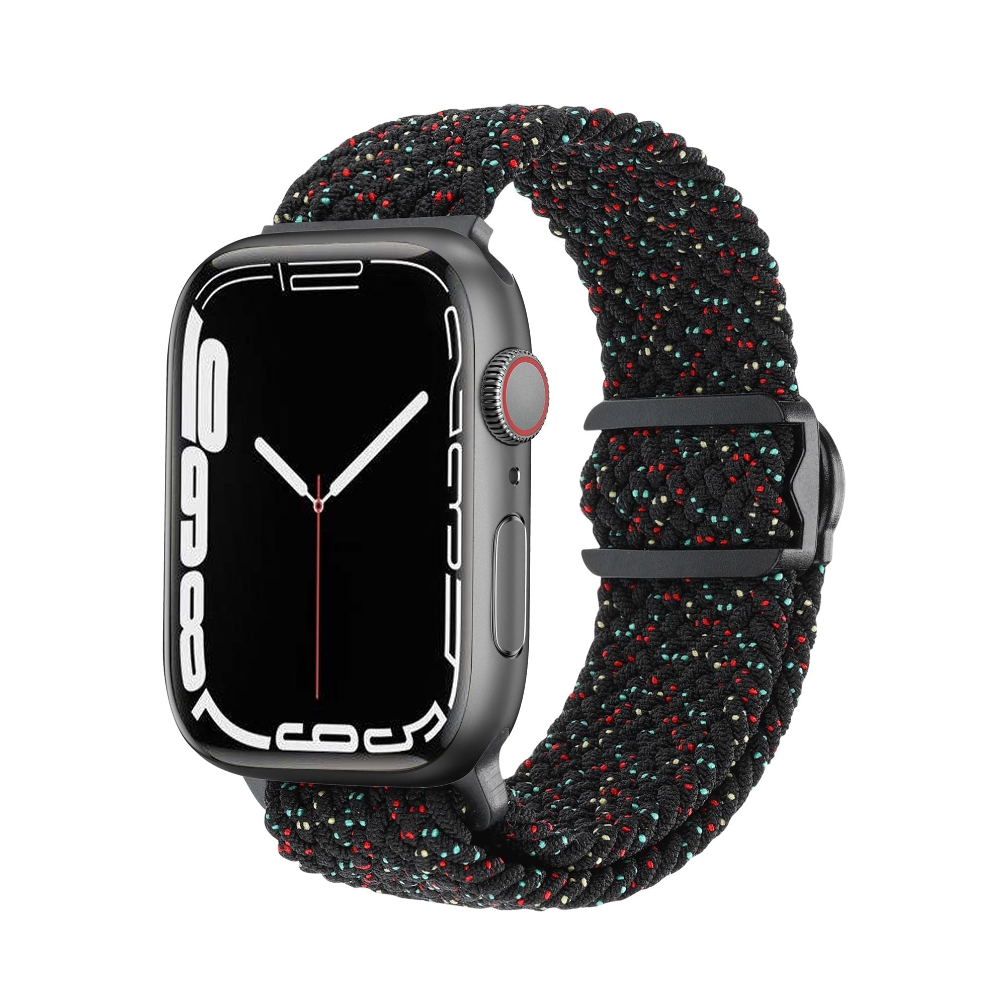 Apple Watch  iCarbon Fiber Buckle Braided Nylon Band (LSSY-028)