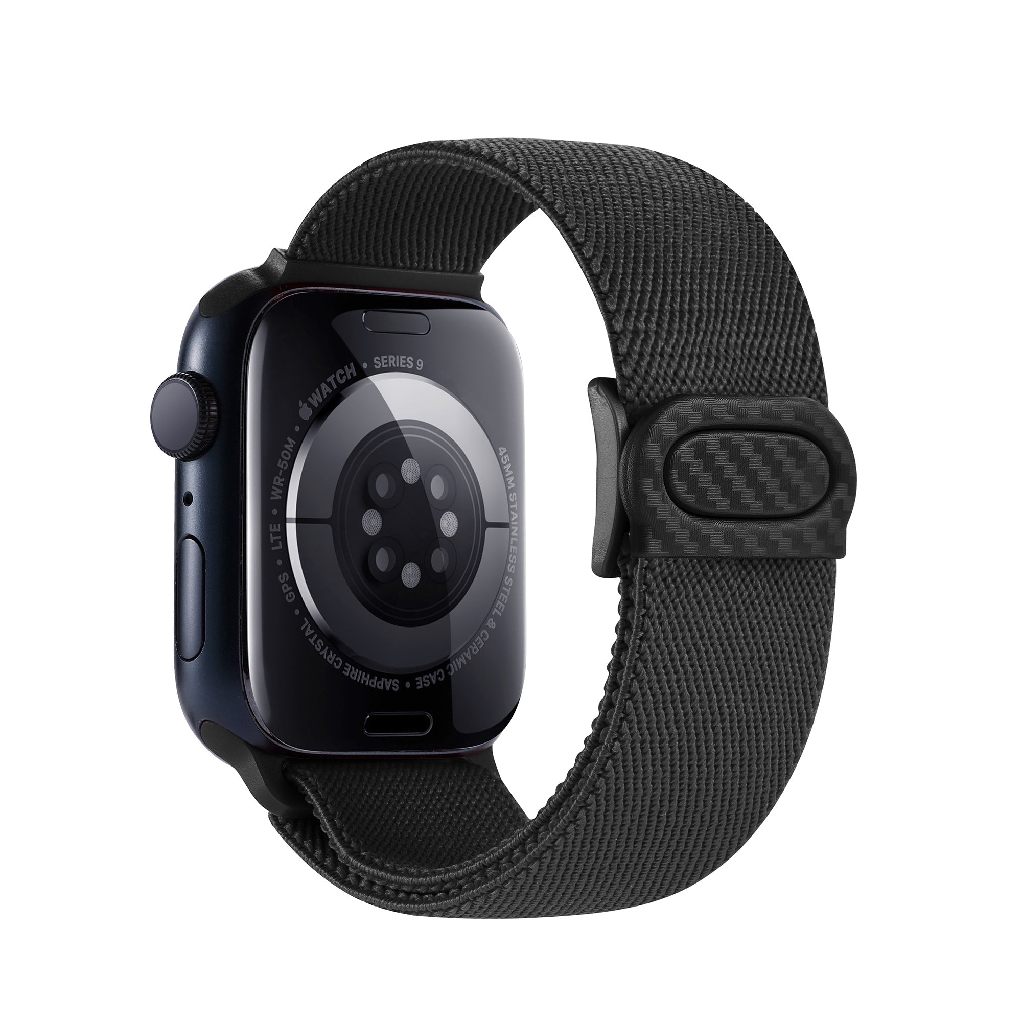 Apple Watch iCarbon Fiber Buckle One loop Elastic Nylon Band (LSSY-031)