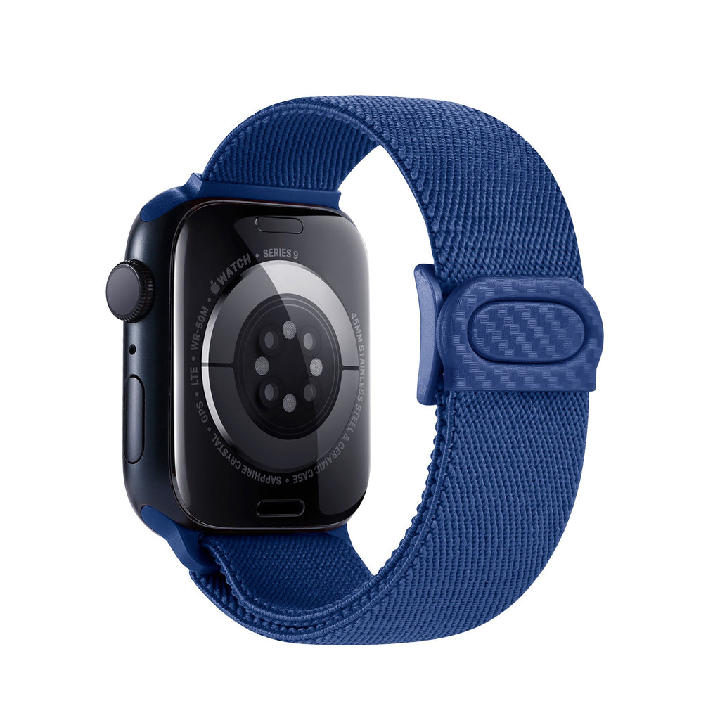 Apple Watch iCarbon Fiber Buckle One loop Elastic Nylon Band (LSSY-031)