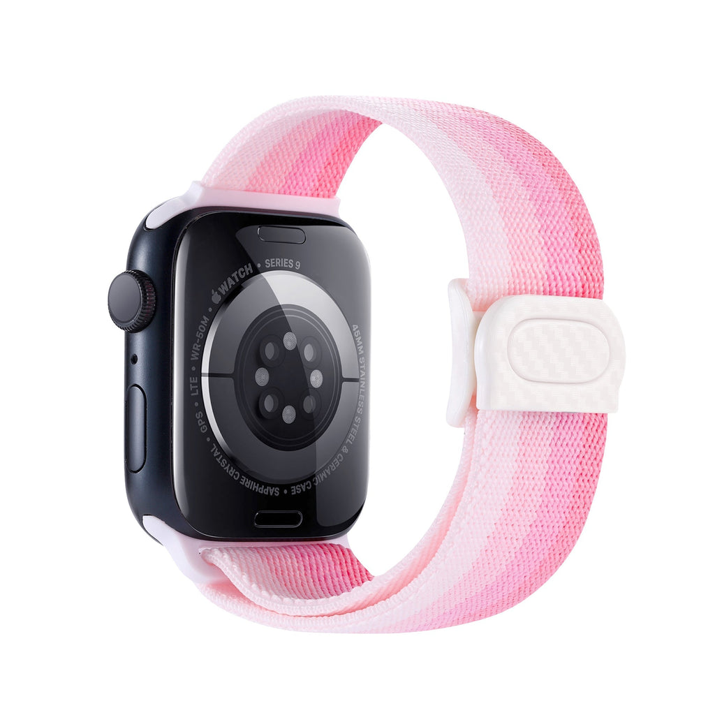 Apple Watch iCarbon Fiber Buckle One loop Elastic Nylon Band (LSSY-031)